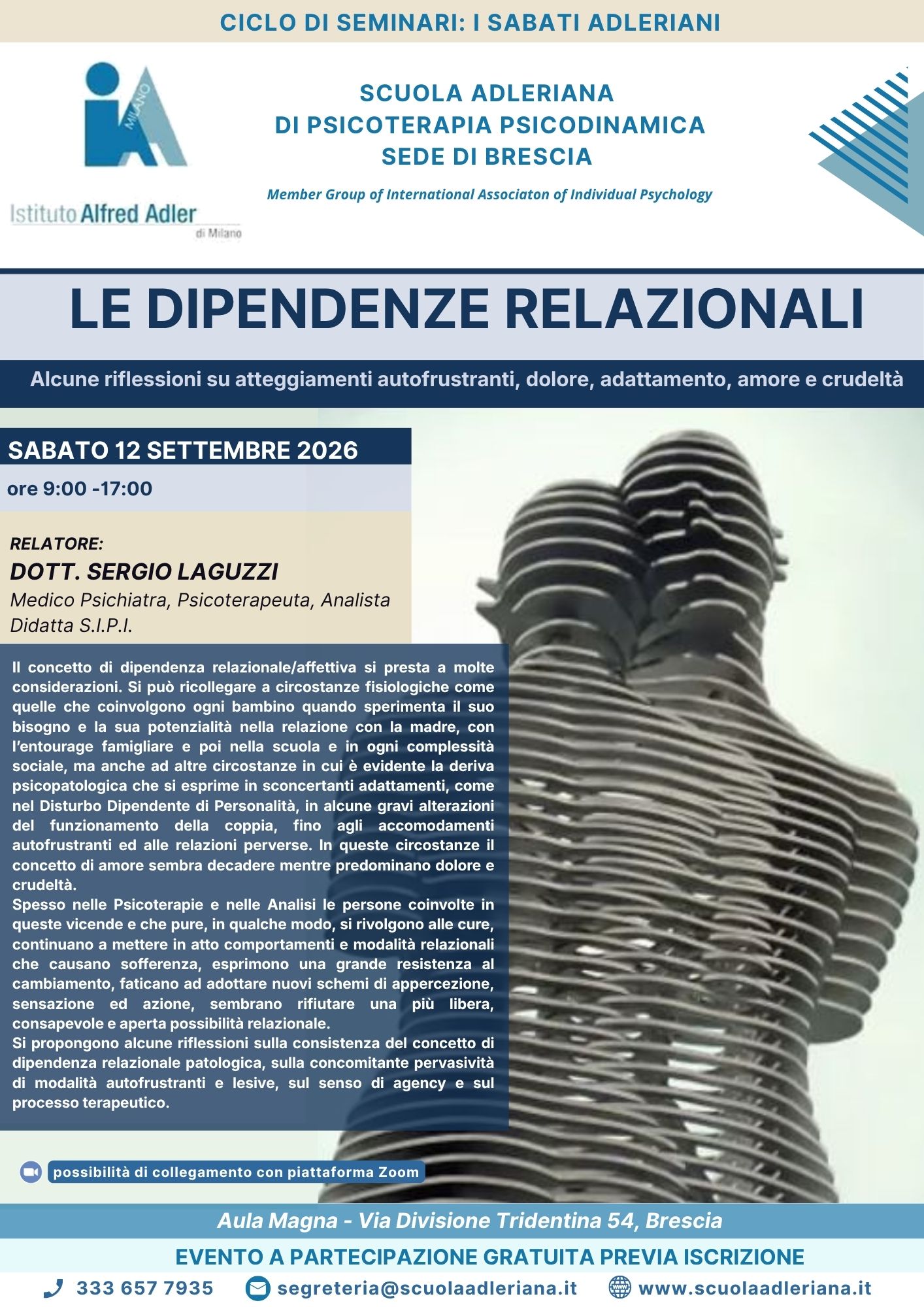 Le dipendenze relazionali. Alcune riflessioni su atteggiamenti autofrustranti, dolore, adattamento, amore e crudeltà.